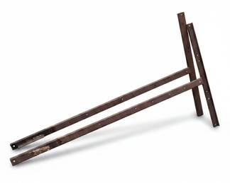 Vintage Metal Sawhorse Set
