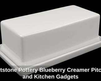 Hartstone Pottery Blueberry Creamer Pitcher and Kitchen Gadgets third image