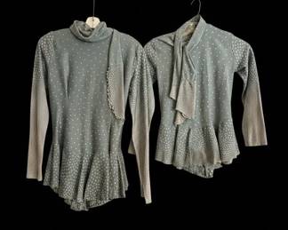 Womens Apparel Lot Polka Dot Tops, Sequin Leotard, Embellished Blouse, and Paisley Jacket