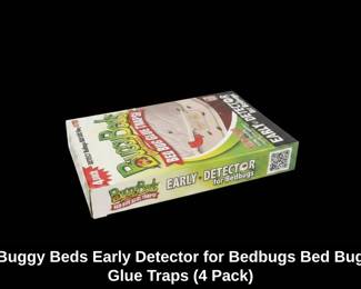 Buggy Beds Early Detector for Bedbugs Bed Bug Glue Traps Pack second image