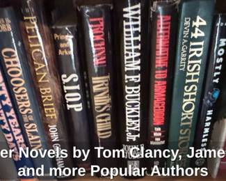 Hardcover Novels by Tom Clancy, James Clavell and more Popular Authors third image