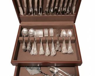 Gorham Sterling Silver Flatware Set  Chantilly Pattern