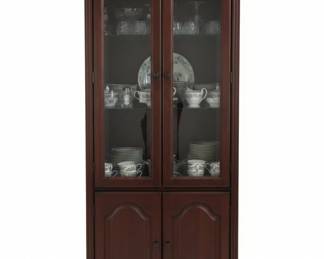 Ethan Allen Georgian Court Cherry Display Cabinet