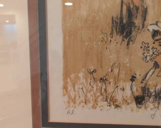 J. Lalanne A.P. Print with Figures and Umbrella third image