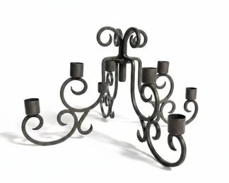 Wrought Iron Candelabra