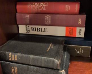 Books  Collection of Bibles and Hymnal