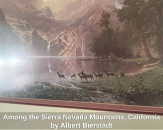 Among the Sierra Nevada Mountains, California by Albert Bierstadt second image