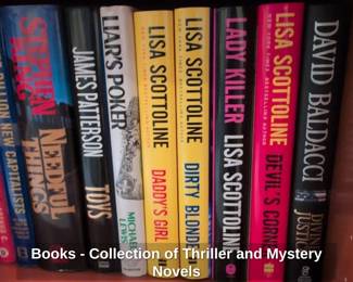 Books  Collection of Thriller and Mystery Novels