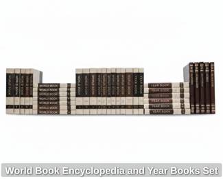 World Book Encyclopedia and Year Books Set