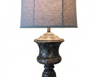 Distressed UrnShaped Table Lamp