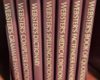 Books  Websters Reference Book Set