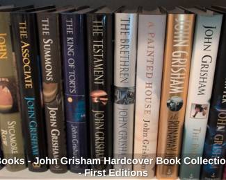 Books  John Grisham Hardcover Book Collection  First Editions