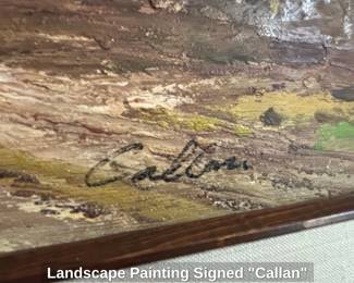 Landscape Painting Signed Callan second image