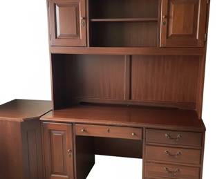 Lexington Furniture Bob Timberlake Cherry Wood Executive Desk with Hutch