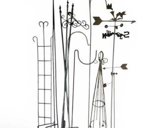 Metal Shepherds Hooks  Garden Stakes