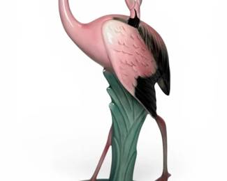Will George 1940s Ceramic Flamingo Figurine