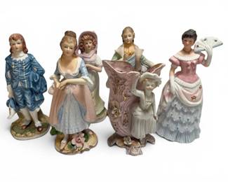 Ceramic Victorian Style Figures