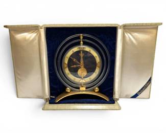 Art Deco Orient Star 18 Jewel Clock w Original Case