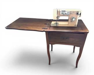 Vintage Keystone Sewing Machine Table Model KABM