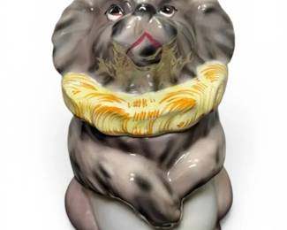 Vintage Italian Circus Pup Ceramic Cookie Jar
