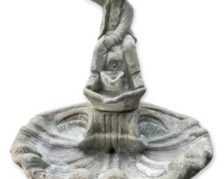 Concrete Garden Statue Fountain