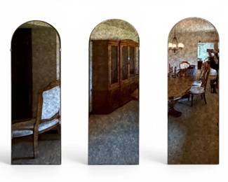 Three Arched Tinted Wall Mirrors