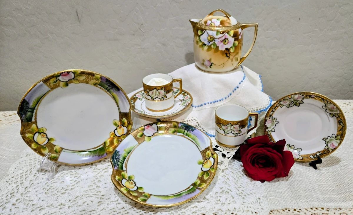 Antique Nippon Serving Set