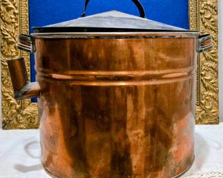 Vintage copper wash/boiler/canning pot