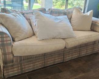 Plaid Sofa