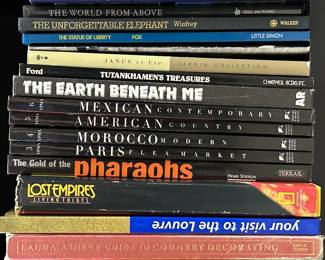 Art and History of Amalfi, The Unforgettable Elephant, The Gold of the Pharoahs, Lost Empires Living Tribes, Laura Ashley Guide to Country Decorating