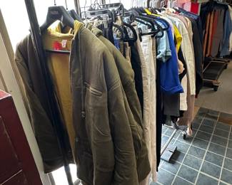 Vintage clothing - women's jackets, pants, shirts, and sweaters