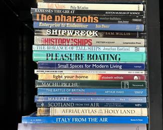 Whales, Tall Ships, Ramesses the Great, The History of Ships, Pleasure Boating, The Battle of Britain a Nation Alone, Atlas of World Interiors