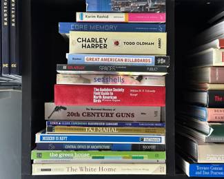 Chicago, Great American Billboards, The Audubon Society Field Guide to North American Birds Western Region, Lewis & Clark Expedition Illustrated Glossary, Rembrandt's Group Portraits, Modern US Navy, Illustrated Directory of 20th Century Guns