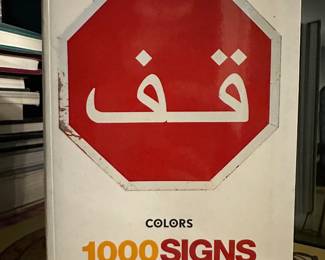 1000 Signs, a photography book of signs around the world, published by TASCHEN in collaboration with Colors Magazine.