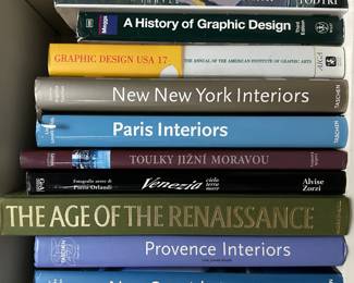 A History of Graphic Design, New New York Interiors, Paris Interiors, Provence Interiors, New Seaside Interiors, Venezia Cielo Terra Mare