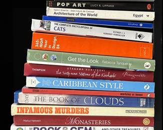 Pop Art by Lucy R. Lippard, The Sixty-nine Stations of the Kisokaido, Caribbean Style, Infamous Murders, The Rock & Gem Book