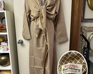 Vintage Mansfield / Marshall Field Company men's pajamas set