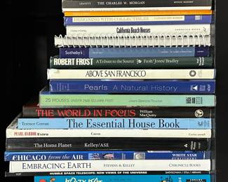 American Junk; California Beach Houses; Robert Frost a Tribute to the Source; Pearls a Natural History; Winsor McCay His Life & Art