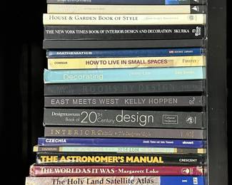Tools & Techniques, Contemporary Design in Detail: Small Environments, East Meets West, The Astronomer's Manual, Holy Land Satellite Atlas,