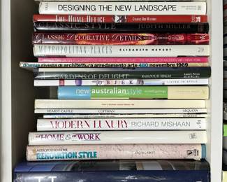 Books include Eyes of the Nation A Visual History of the United States, Designing the New Landscape, The Home Office, Classic Decorative Details, Metropolitan Places, Transformations in Modern Architecture, Gardens of Delight, New Australian Style, Hearst Castle, Modern Luxury, At Home & At Work