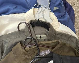 Men's silk shirts from Robert Stock, Axis; size L and XL