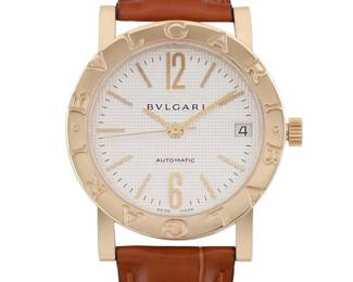 Bvlgari 33mm 18K Gold Automatic Watch BB33GL