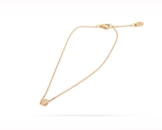 Cartier D?Amour Legers Single Diamond 18K Rose Gold Bracelet