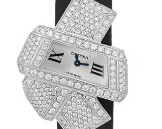 Cartier Libre Noeud 18K Gold Diamond Ladies Watch