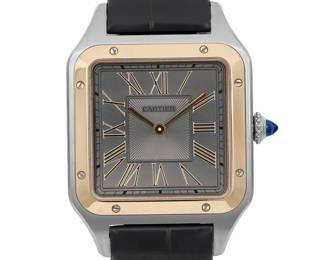 Cartier Santos-Dumont 18K Gold & Steel Watch