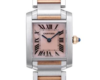 Cartier Tank Francaise 18K Rose Gold Watch