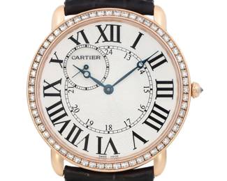 Cartier Ronde Louis 18K Rose Gold Watch
