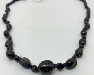 Garnet & Glass Necklace, Sassanian/Islamic Era