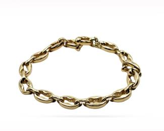 Cartier Unique Mariner Fancy Link 18K Yellow Gold Bracelet