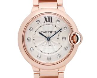 Cartier Ballon Bleu 36mm Rose Gold Watch